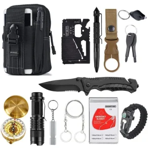 Kit de Survie 13 en 1 noir