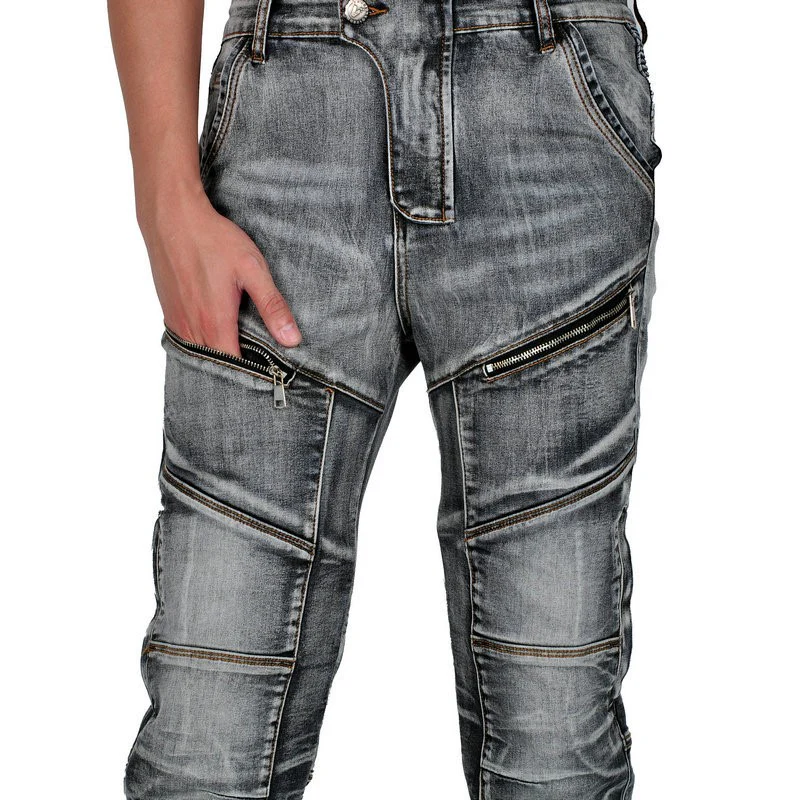 Jean de moto Kevlar - Gris – Image 6