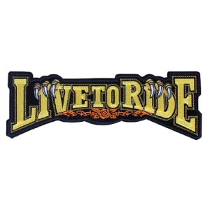 Écusson biker - Live to ride