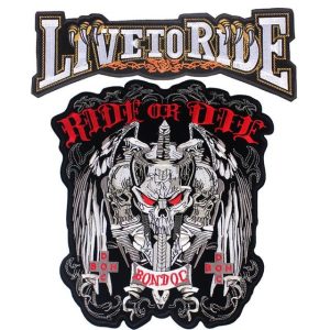 Écusson biker - Ride or die