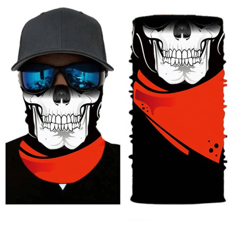 Tour de cou moto - Foulard rouge